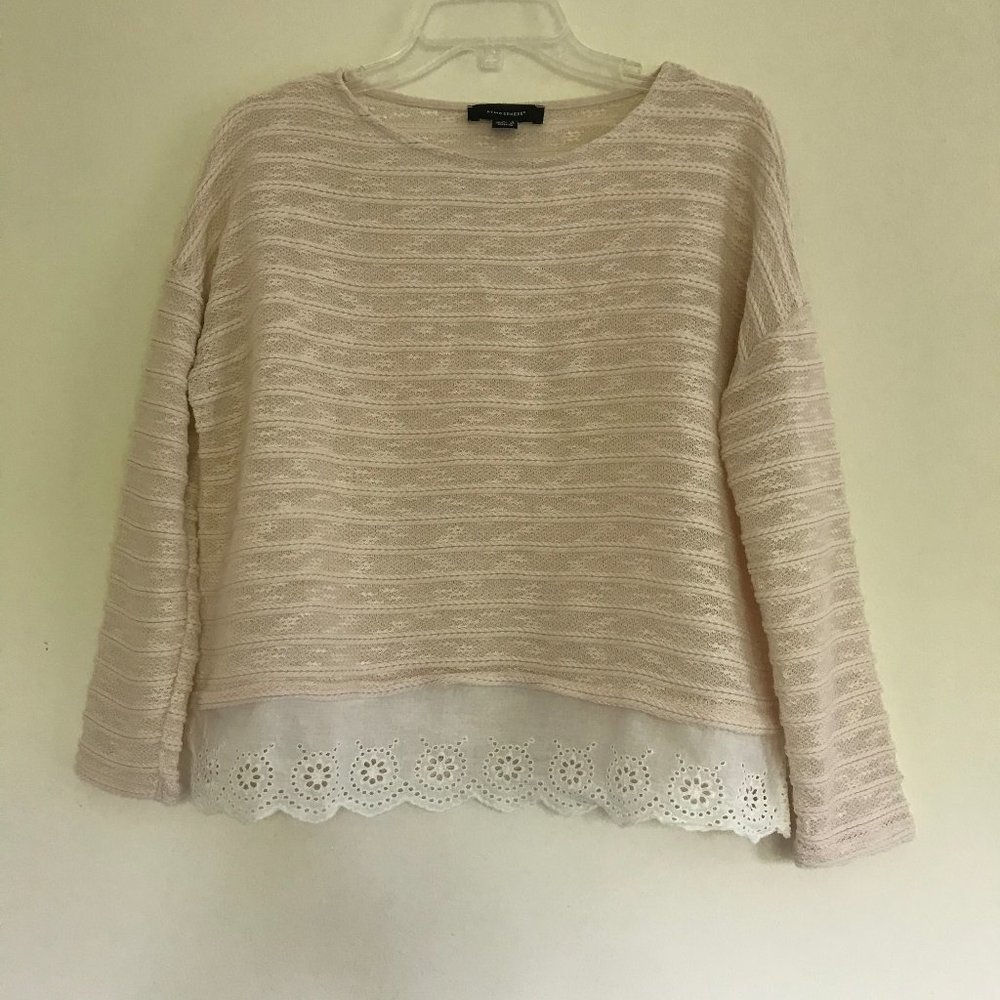 Atmosphere Blush Long Sleeve Top 4 CROP FIT